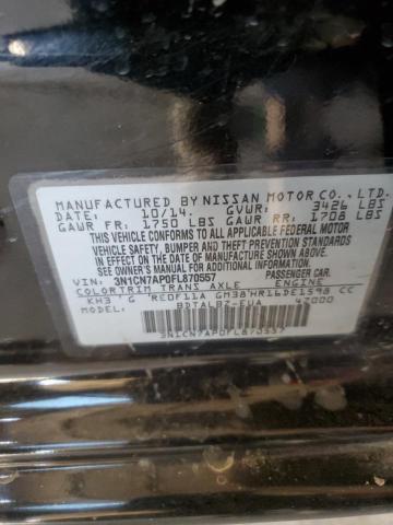 2015 NISSAN VERSA S - 3N1CN7AP0FL870557