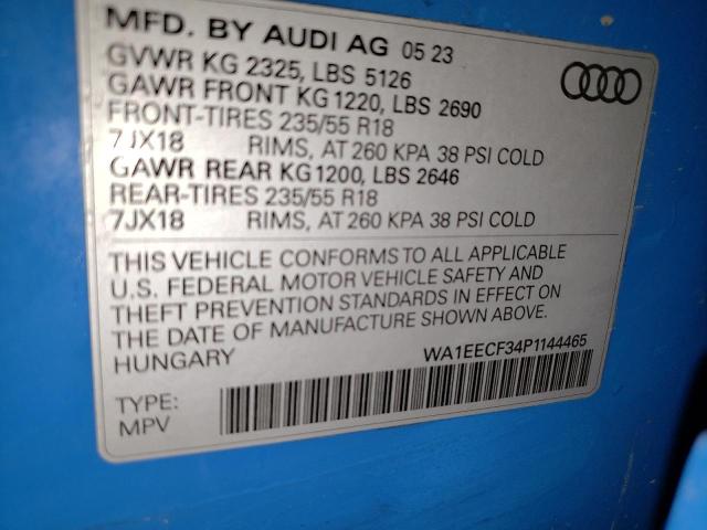 2023 AUDI Q3 PREMIUM WA1EECF34P1144465