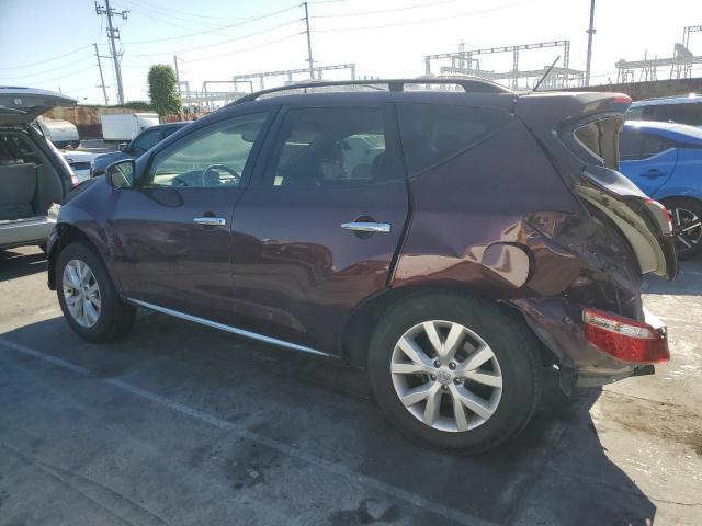 NISSAN MURANO S 2014 maroon  gas JN8AZ1MU1EW411509 photo #3