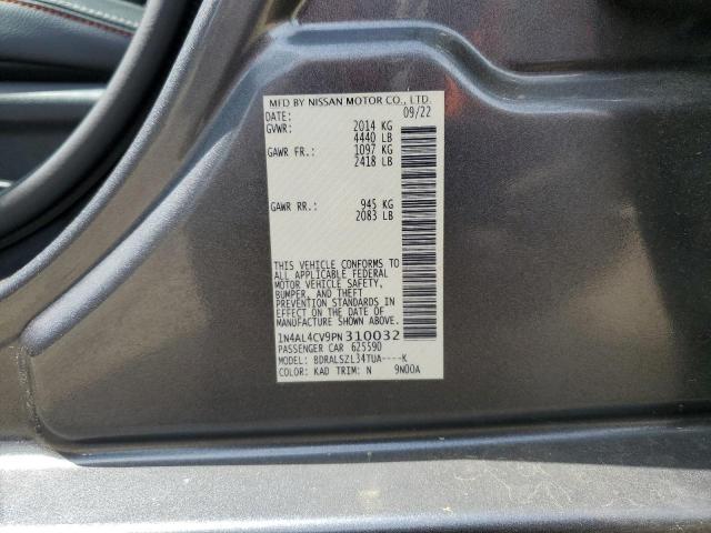 2023 NISSAN ALTIMA SR - 1N4AL4CV9PN310032