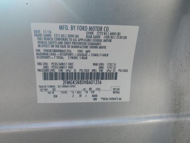 2017 FORD FLEX SE - 2FMGK5B80HBA01356