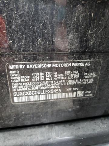 2020 BMW X7 M50I 5UXCX6C06LLE35455