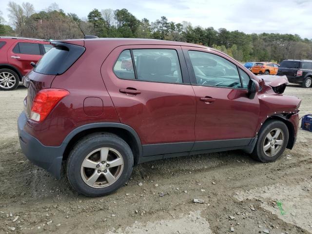 Vin: 3gncjnsb0gl255354, lot: 51797125, chevrolet trax ls 20163