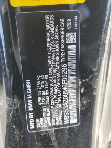 2021 BMW M4 - WBS53AZ08MCF95296