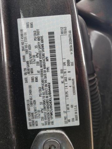 2020 FORD ESCAPE SE - 1FMCU9G6XLUB94402