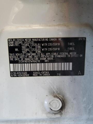 2015 TOYOTA RAV4 LIMIT - 2T3YFREV2FW164218
