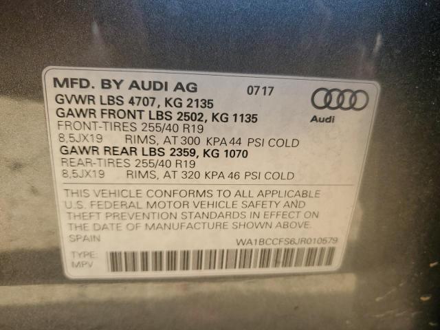 2018 AUDI Q3 PREMIUM - WA1BCCFS6JR010579