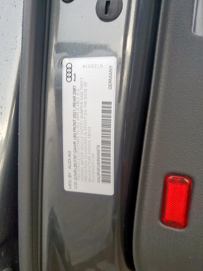 2021 AUDI S6 PRESTIG WAUFFAF24MN046878