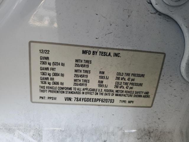 2023 TESLA MODEL Y - 7SAYGDEE8PF620703