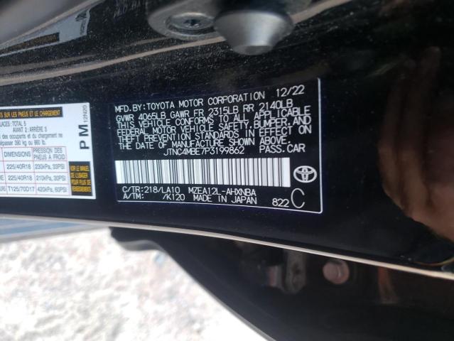 2023 TOYOTA COROLLA XS - JTNC4MBE7P3199862