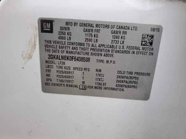 2015 GMC TERRAIN SL - 2GKALNEK0F6438508