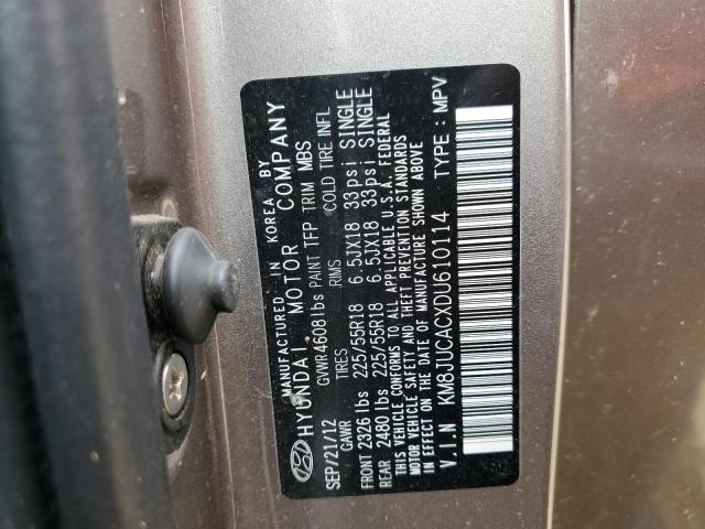 2013 HYUNDAI TUCSON GLS - KM8JUCACXDU610114