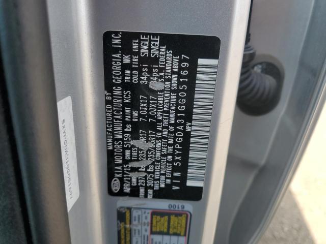 2016 KIA SORENTO LX - 5XYPGDA31GG051697