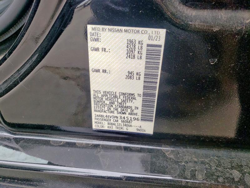 2023 NISSAN ALTIMA SL - 1N4BL4EV3PN345196