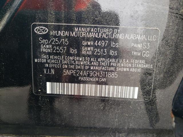 2016 HYUNDAI SONATA SE - 5NPE24AF9GH311885