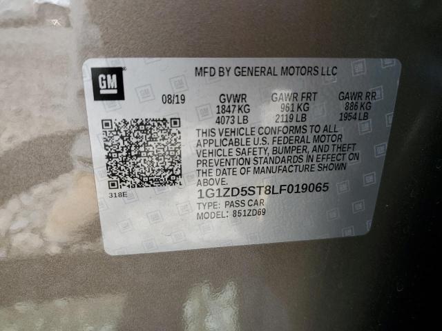 2020 CHEVROLET MALIBU LT - 1G1ZD5ST8LF019065