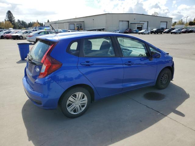 HONDA FIT LX 2018 blue  gas 3HGGK5H55JM726443 photo #4