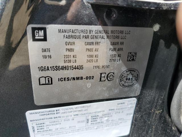 2017 CADILLAC CTS-V - 1G6A15S64H0154435