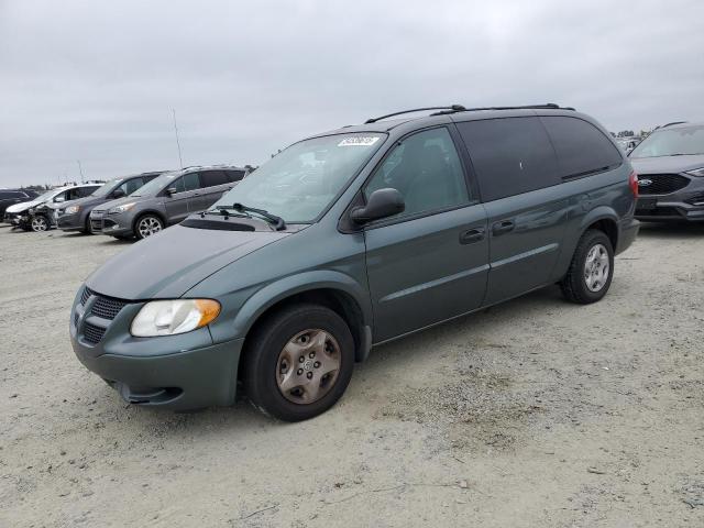 DODGE GRAND CARA 2003 green  flexible fuel 1D4GP24333B310049 photo #1