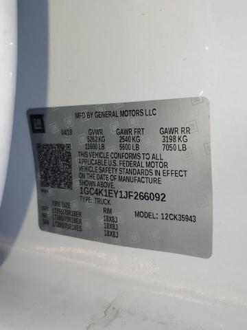 2018 CHEVROLET SILVERADO - 1GC4K1EY1JF266092