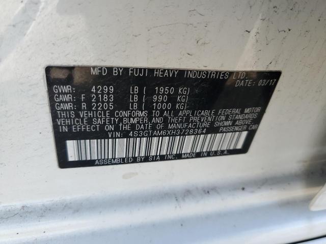 2017 SUBARU IMPREZA SP 4S3GTAM6XH3728364