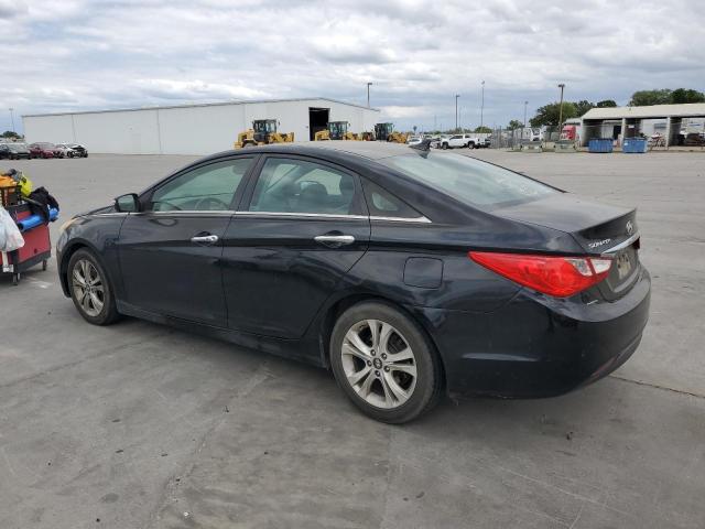 HYUNDAI SONATA SE 2011 black sedan 4d gas 5NPEC4AC6BH227292 photo #3