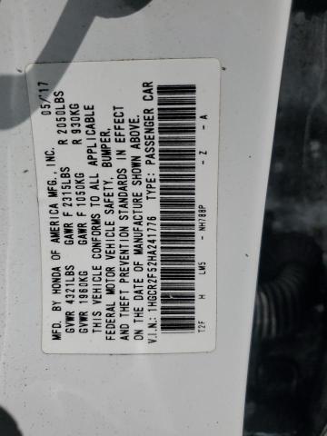 2017 HONDA ACCORD SPO 1HGCR2F52HA241776