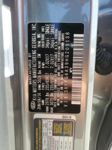 2017 KIA SORENTO - 5XYPG4A39HG209138