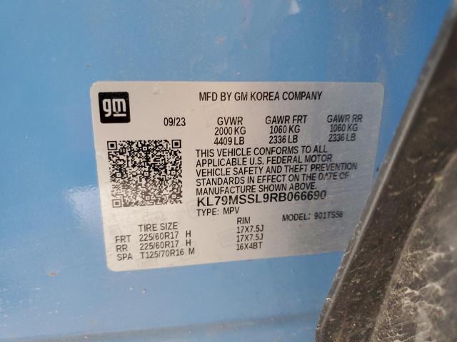 2024 CHEVROLET TRAILBLAZE - KL79MSSL9RB066690
