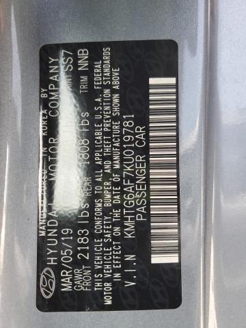 2019 HYUNDAI VELOSTER B - KMHTG6AF7KU019781