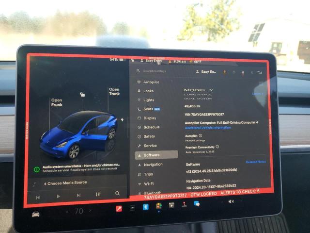 2023 TESLA MODEL Y 7SAYGAEE1PF970317