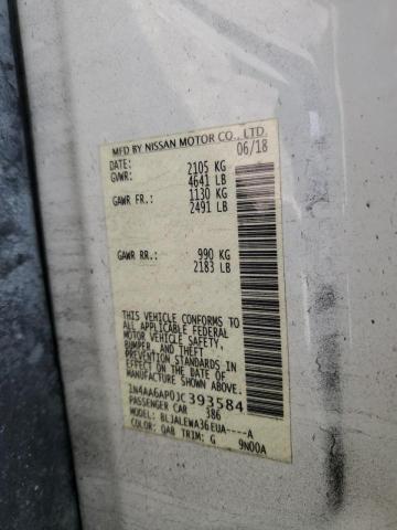 2018 NISSAN MAXIMA 3.5 - 1N4AA6AP0JC393584