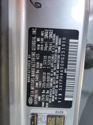 2017 KIA SORENTO EX - 5XYPH4A50HG251910
