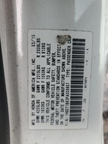 2015 HONDA ACCORD EXL - 1HGCT1B83FA009857