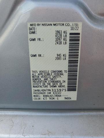 2023 NISSAN ALTIMA SV - 1N4BL4DV7PN315975