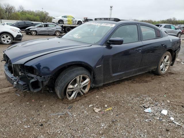 DODGE CHARGER R/ 2012 blue  gas 2C3CDXDT5CH169868 photo #1