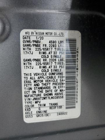 2020 NISSAN ROGUE S - JN8AT2MT7LW039556