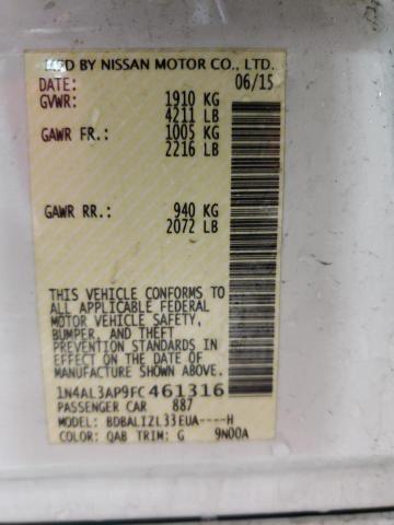 2015 NISSAN ALTIMA 2.5 - 1N4AL3AP9FC461316