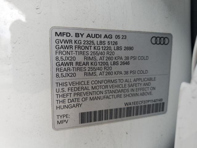 2023 AUDI Q3 PREMIUM - WA1EECF37P1140149