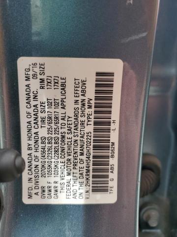 2016 HONDA CR-V EX - 2HKRM4H54GH702225