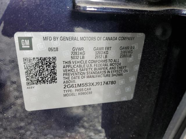 2018 CADILLAC XTS LUXURY 2G61M5S3XJ9174780