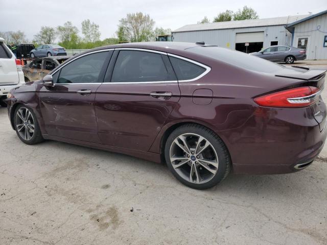 Vin: 3fa6p0k99hr185149, lot: 55141465, ford fusion titanium 20172