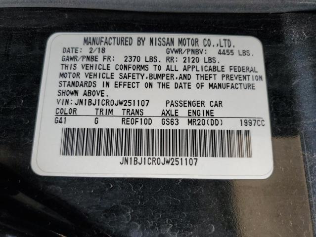 2018 NISSAN ROGUE SPOR - JN1BJ1CR0JW251107