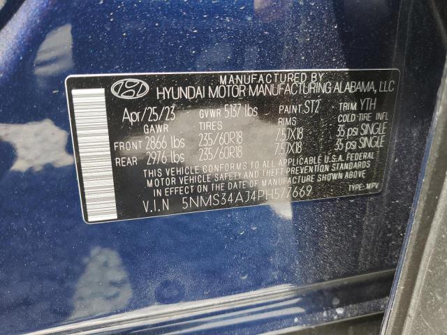 2023 HYUNDAI SANTA FE S - 5NMS34AJ4PH577669