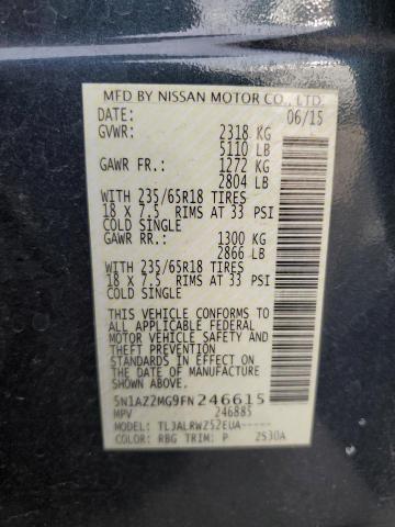 2015 NISSAN MURANO S - 5N1AZ2MG9FN246615