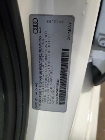 2016 AUDI A6 PREMIUM WAUGFAFC1GN115088