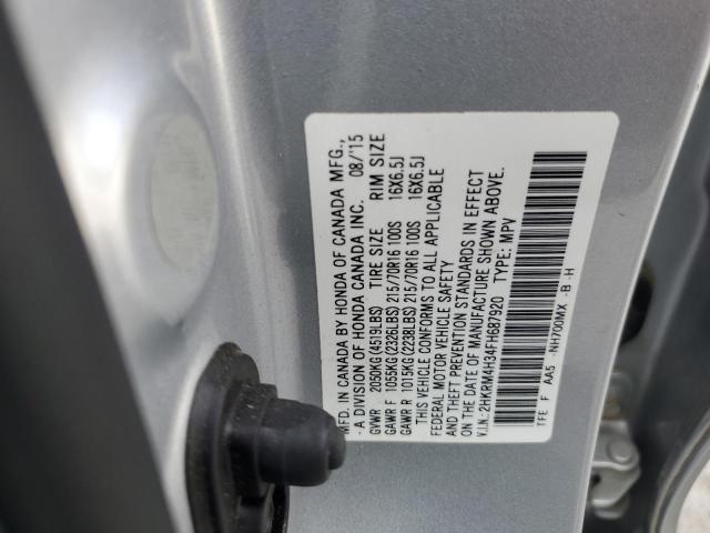 2015 HONDA CR-V LX - 2HKRM4H34FH687920