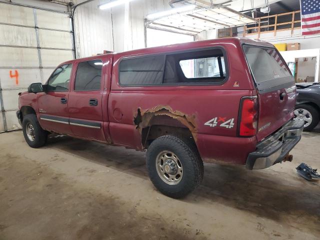 CHEVROLET SILVERADO 2005 red  diesel 1GCHK23255F862589 photo #3