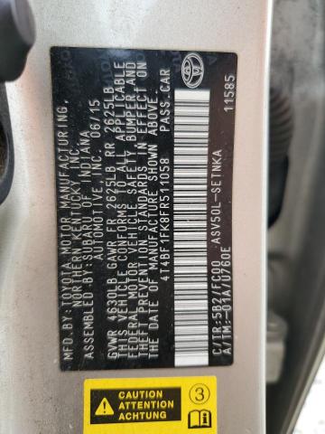 2015 TOYOTA CAMRY LE - 4T4BF1FK8FR511058