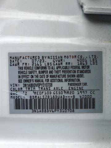 2023 NISSAN SENTRA SR - 3N1AB8DV6PY310708